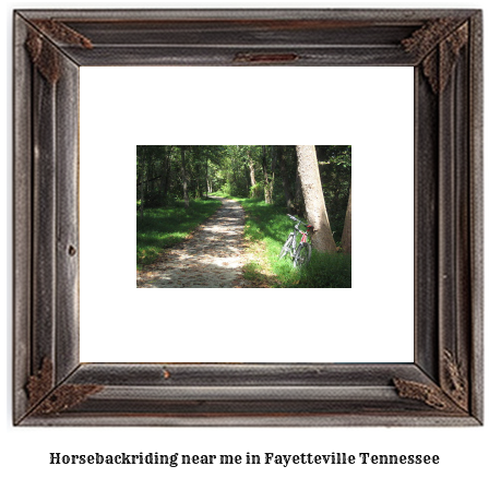 horseback riding near me in Fayetteville, Tennessee